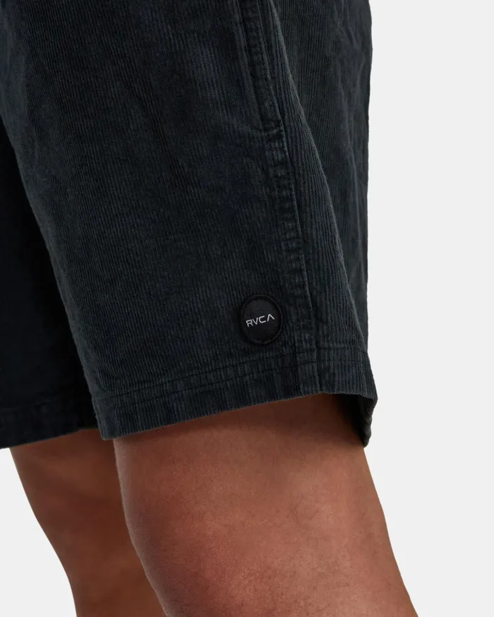 RVCA Shorts Hybrids Escape Elastic Waist Corduroy Shorts 17 Black 8211 Men