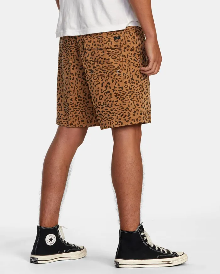 RVCA Shorts Hybrids Escape Elastic Waist Corduroy Shorts 17 Cheetah 8211 Men RVCA Shorts Hybrids Escape Elastic Waist Corduroy Shorts 17 Cheetah 8211 Men
