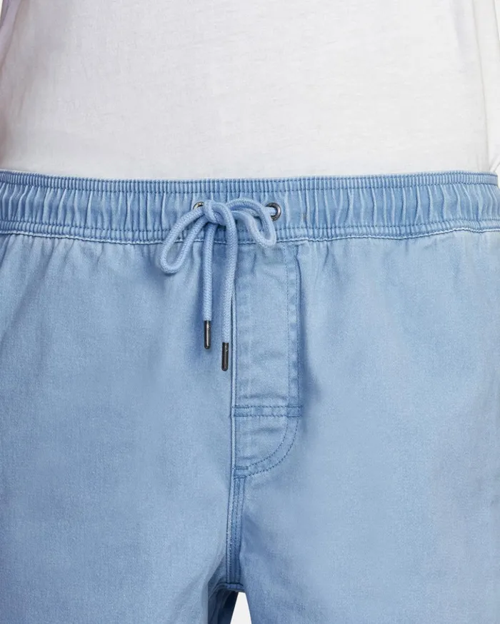 RVCA Shorts Hybrids Escape Elastic Waist Walkshorts 17 Deja Blue 8211 Men