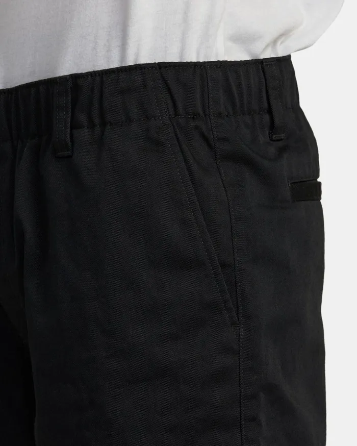 RVCA Shorts Hybrids Recession Collection Americana Elasticized 20034 Shorts Black 8211 Men RVCA Shorts Hybrids Recession Collection Americana Elasticized 20034 Shorts Black 8211 Men