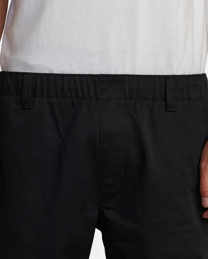 RVCA Shorts Hybrids Recession Collection Americana Elasticized 20034 Shorts Black 8211 Men RVCA Shorts Hybrids Recession Collection Americana Elasticized 20034 Shorts Black 8211 Men