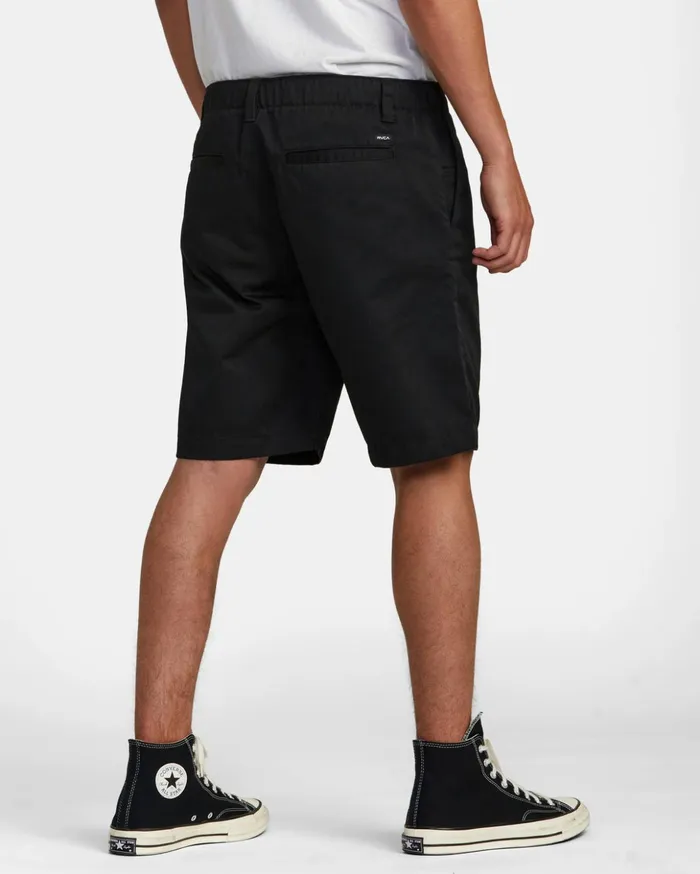 RVCA Shorts Hybrids Recession Collection Americana Elasticized 20034 Shorts Black 8211 Men RVCA Shorts Hybrids Recession Collection Americana Elasticized 20034 Shorts Black 8211 Men