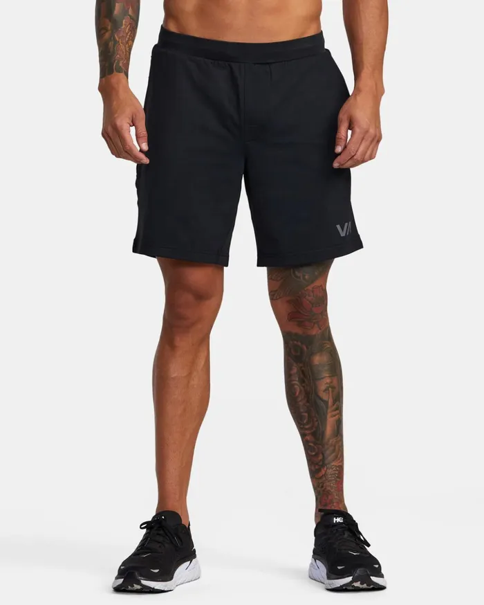 RVCA Shorts Hybrids VA Sport Trainer Elastic Waist Shorts Black 8211 Men