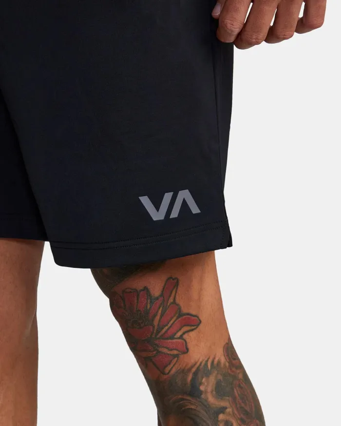 RVCA Shorts Hybrids VA Sport Trainer Elastic Waist Shorts Black 8211 Men