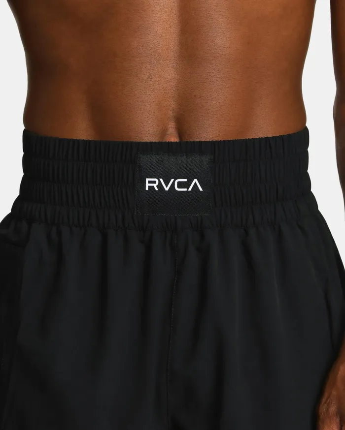 RVCA Shorts Hybrids Yogger Elastic Waist Boxing Shorts 17034 Black 8211 Men