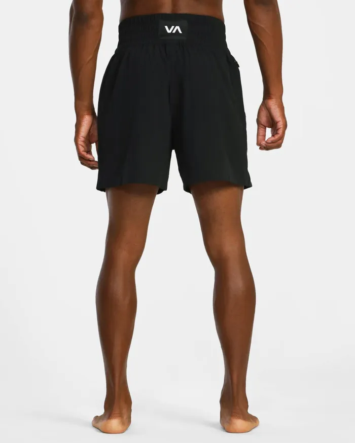 RVCA Shorts Hybrids Yogger Elastic Waist Boxing Shorts 17034 Black 8211 Men