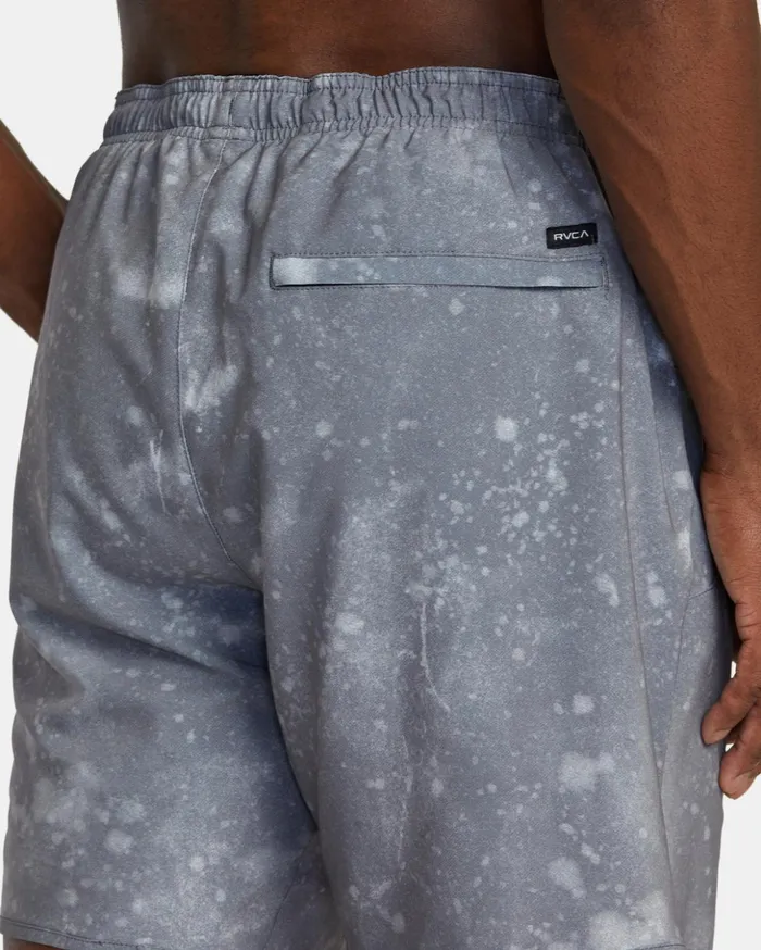 RVCA Shorts Hybrids Yogger Stretch Elastic Waist Shorts 17034 Smoke Bleach 8211 Men RVCA Shorts Hybrids Yogger Stretch Elastic Waist Shorts 17034 Smoke Bleach 8211 Men