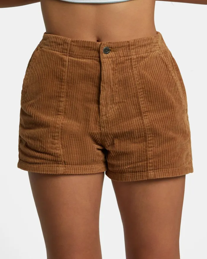 RVCA Shorts Skirts Daylight Corduroy Shorts Sienna 8211 Women