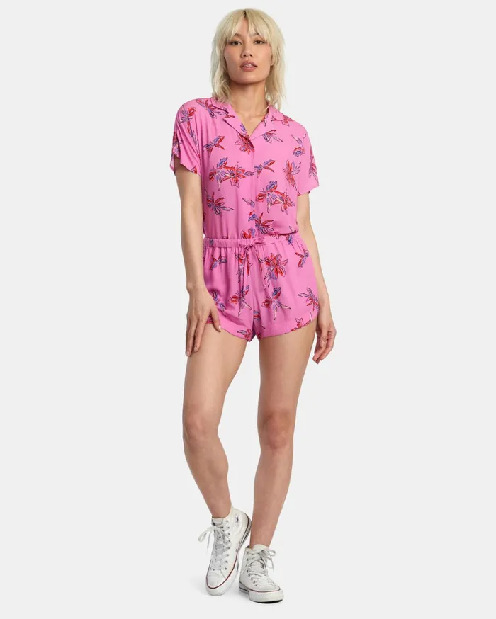 RVCA Shorts Skirts New Yume Eco Viscose Shorts Cyclamen 8211 Women