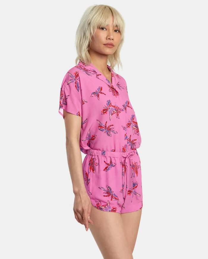 RVCA Shorts Skirts New Yume Eco Viscose Shorts Cyclamen 8211 Women
