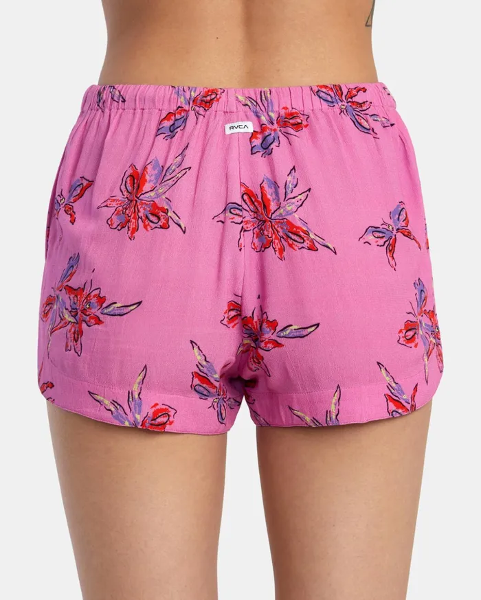 RVCA Shorts Skirts New Yume Eco Viscose Shorts Cyclamen 8211 Women