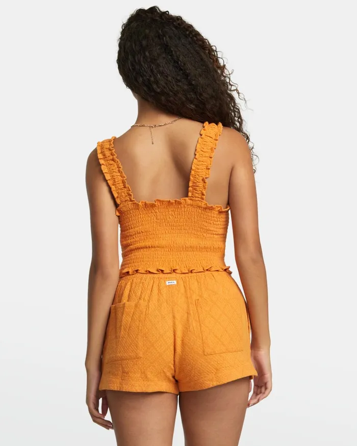 RVCA Shorts Skirts Sawyer Woven Shorts Tangerine 8211 Women