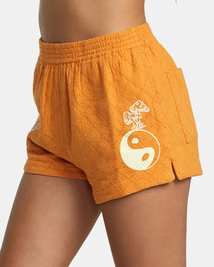 RVCA Shorts Skirts Sawyer Woven Shorts Tangerine 8211 Women