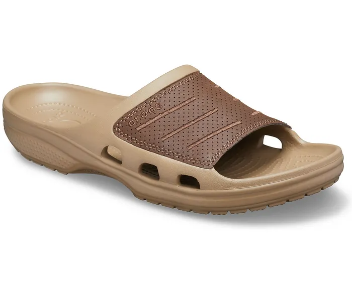 Sandals Crocs Men Bogota Slide Espresso Khaki