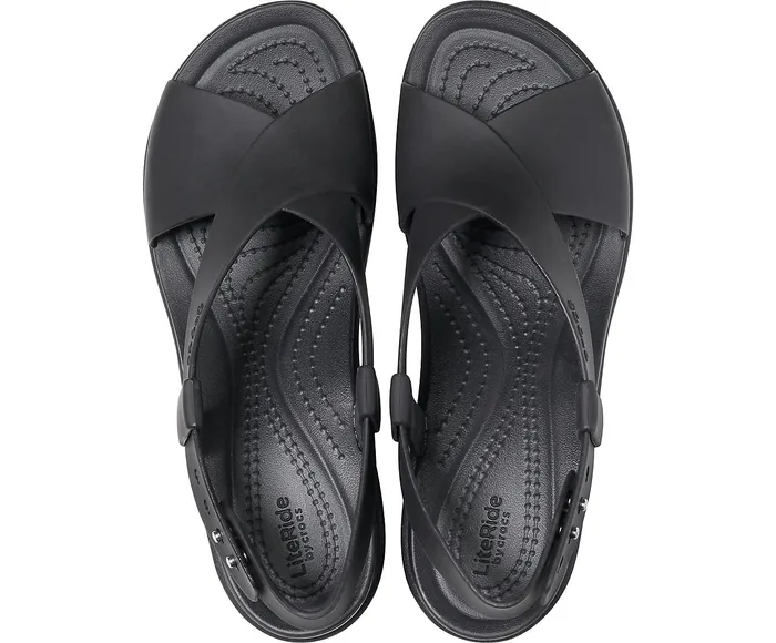 Sandals Crocs Women Crocs Brooklyn High Wedge Black Black