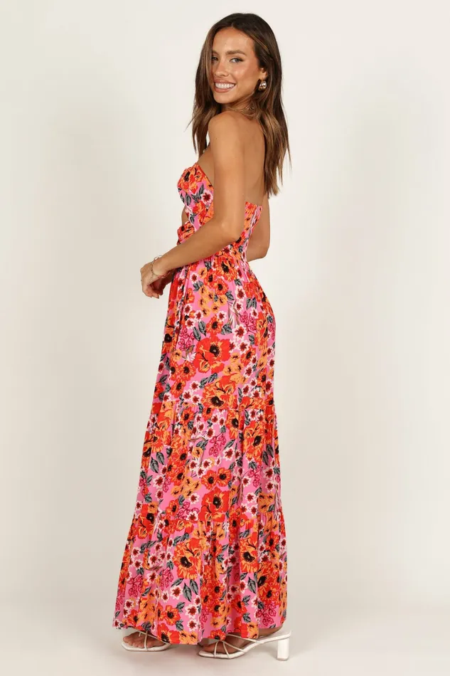 Sarai Dress Pink Strapless Dresses Petal and Pup Women