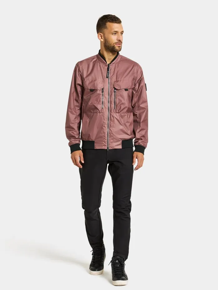 Scand Jacket Faded Wine Men Didriksons Spring Jackets