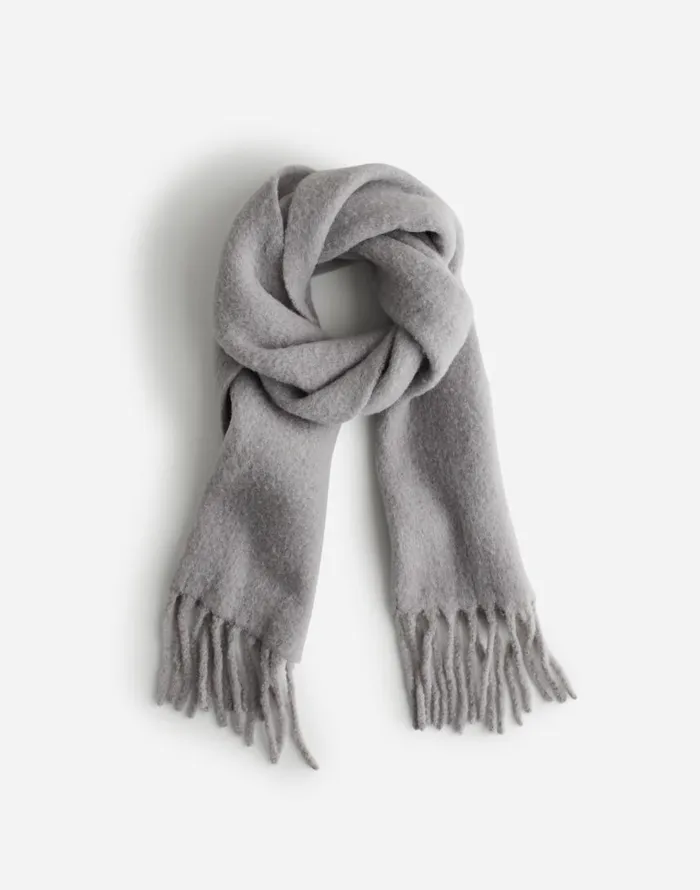 Scarves Women Madewell AlpacaBlend Scarf Gray