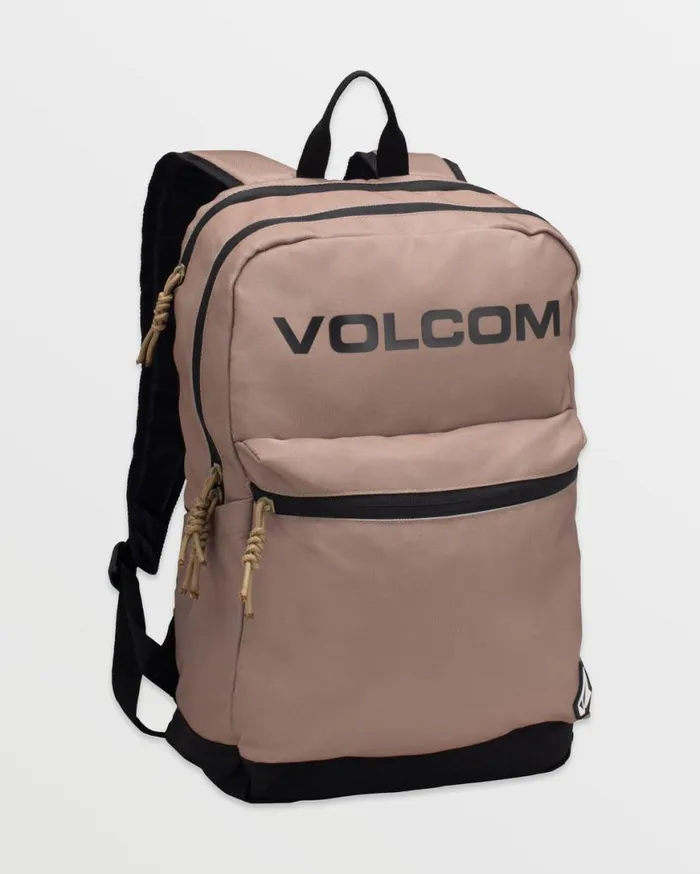 School Backpack 8211 Dark Khaki Mens Volcom Bags and Backpacks