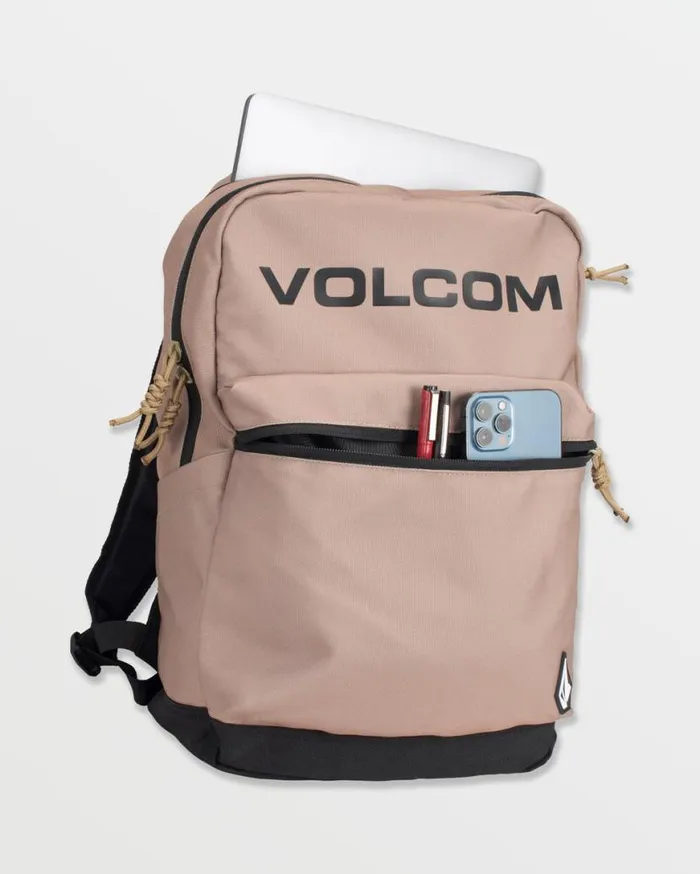 School Backpack 8211 Dark Khaki Mens Volcom Bags and Backpacks