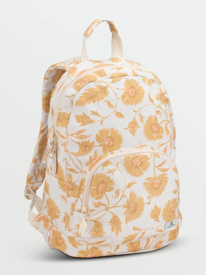 Schoolyard Canvas Backpack 8211 Dust Gold Kids Volcom Accessories