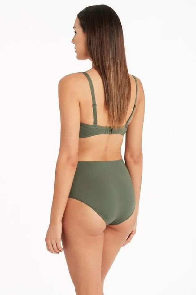 Sea Level Bottoms Eco Essentials High Waist Gathered Side Pant Eco Essentials Khaki 8211 Women Sea Level Bottoms Eco Essentials High Waist Gathered Side Pant Eco Essentials Khaki 8211 Women