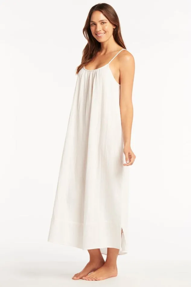 Sea Level Dresses Sunset Sun Dress Sunset White 8211 Women