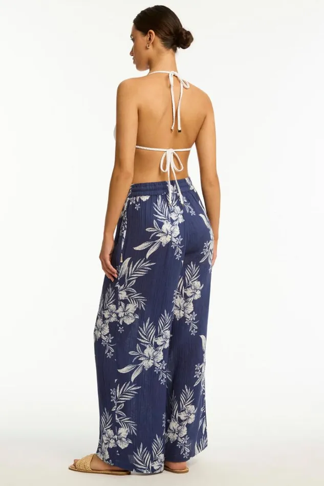 Sea Level Pants Aloha Beach Pant Aloha French Navy 8211 Women