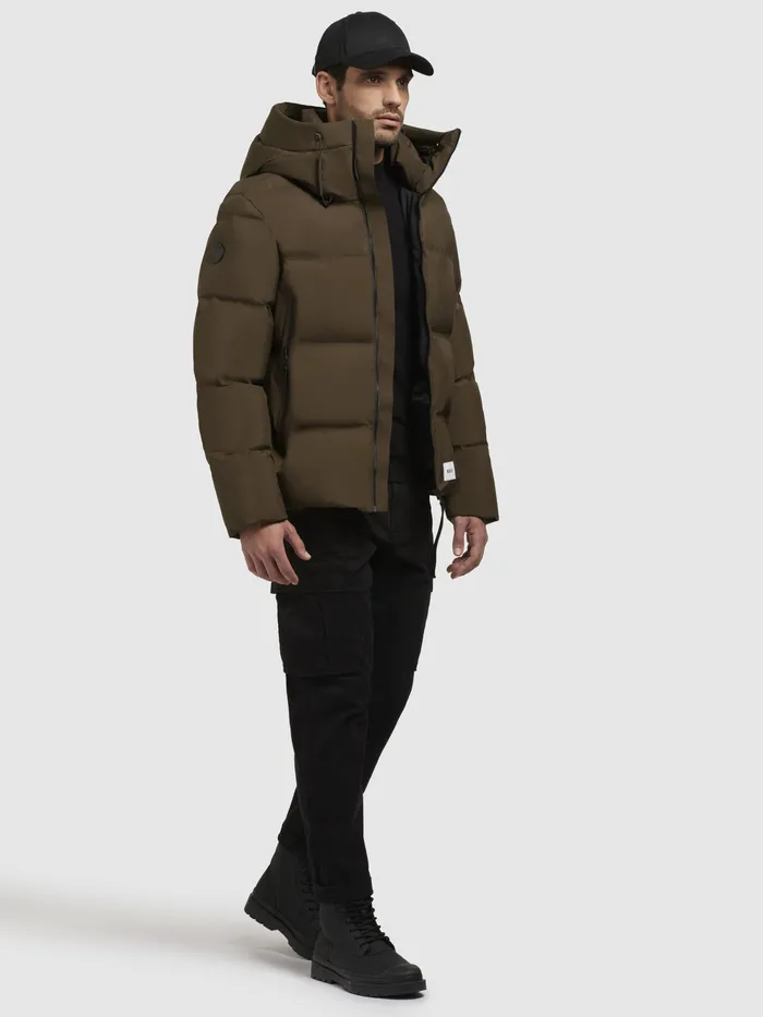 Short Jackets KHUJO Men Jacke WESH2 Dunkeloliv Dunkeloliv