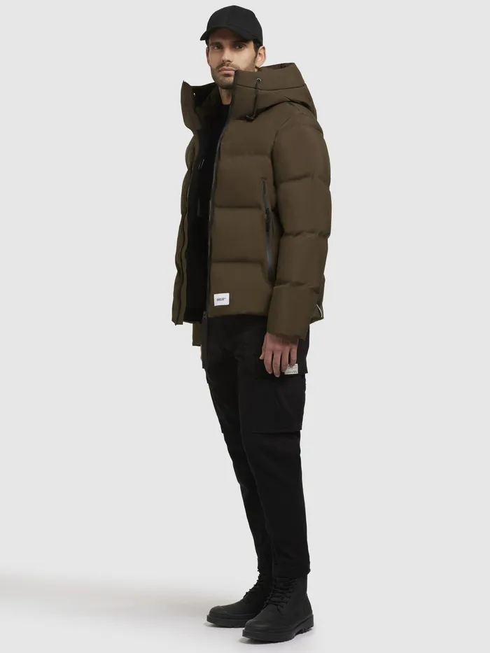 Short Jackets KHUJO Men Jacke WESH2 Dunkeloliv Dunkeloliv