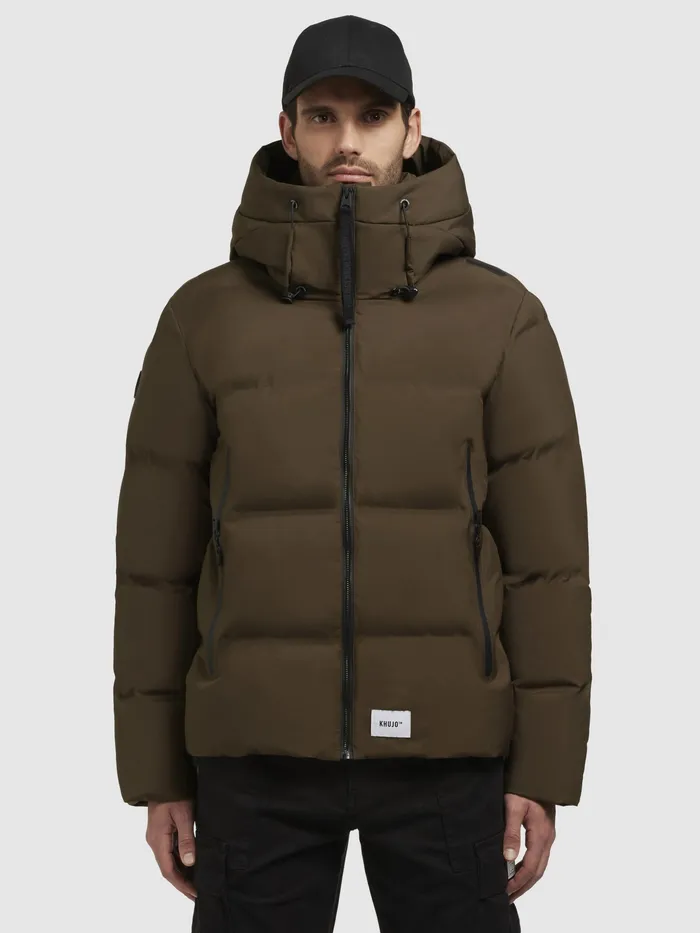 Short Jackets KHUJO Men Jacke WESH2 Dunkeloliv Dunkeloliv