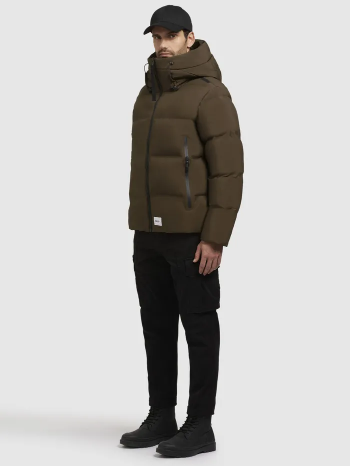 Short Jackets KHUJO Men Jacke WESH2 Dunkeloliv Dunkeloliv