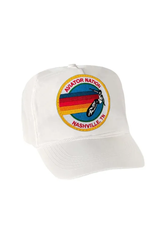 Signature Nashville Vintage Nylon Trucker Hat WomenMen Aviator Nation Trucker Hats