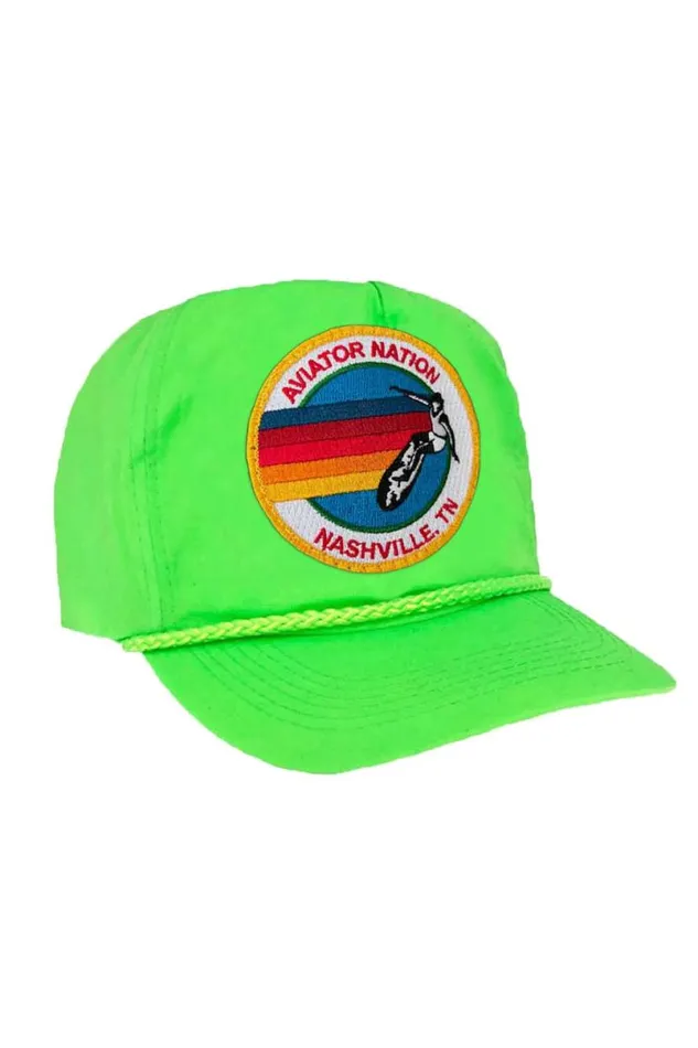 Signature Nashville Vintage Nylon Trucker Hat WomenMen Aviator Nation Trucker Hats