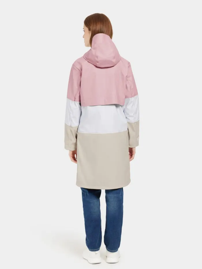 Sigrid Parka Oyster Lilac Women Didriksons Spring Jackets
