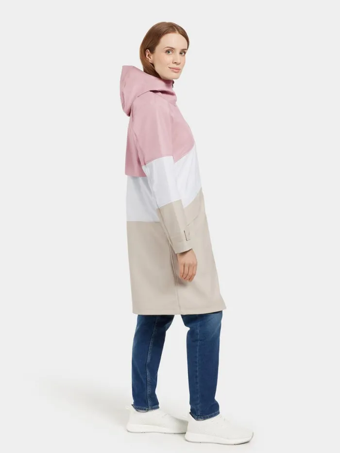 Sigrid Parka Oyster Lilac Women Didriksons Spring Jackets