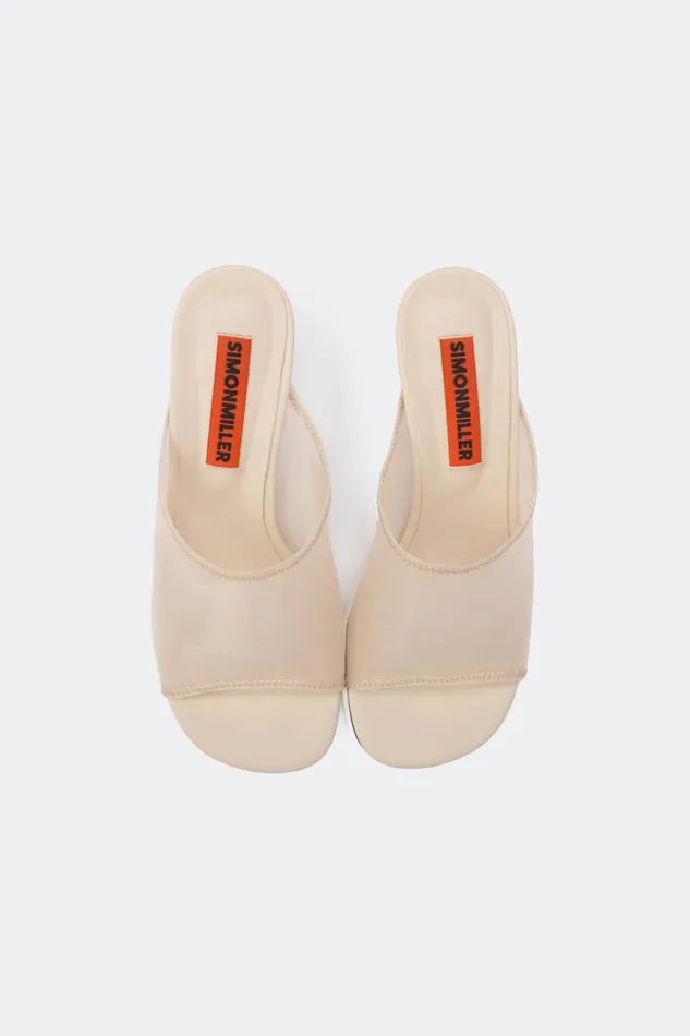 Simon Miller Heels Women Mesh Beep Heel In Seashell Simon Miller Heels Women Mesh Beep Heel In Seashell