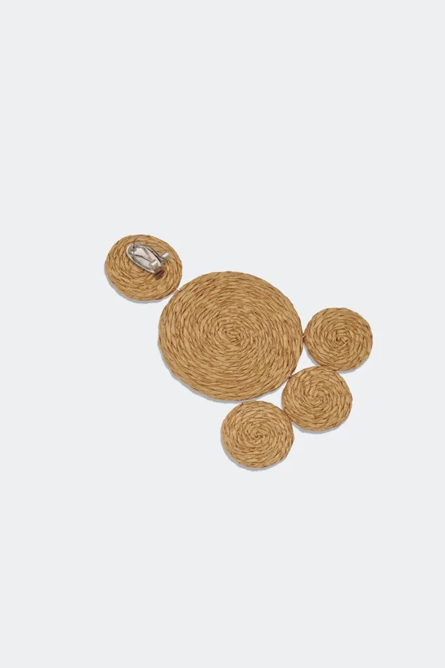 Simon Miller Jewelry Women Simon Miller Raffia Deco Earring In Natural Simon Miller Jewelry Women Simon Miller Raffia Deco Earring In Natural