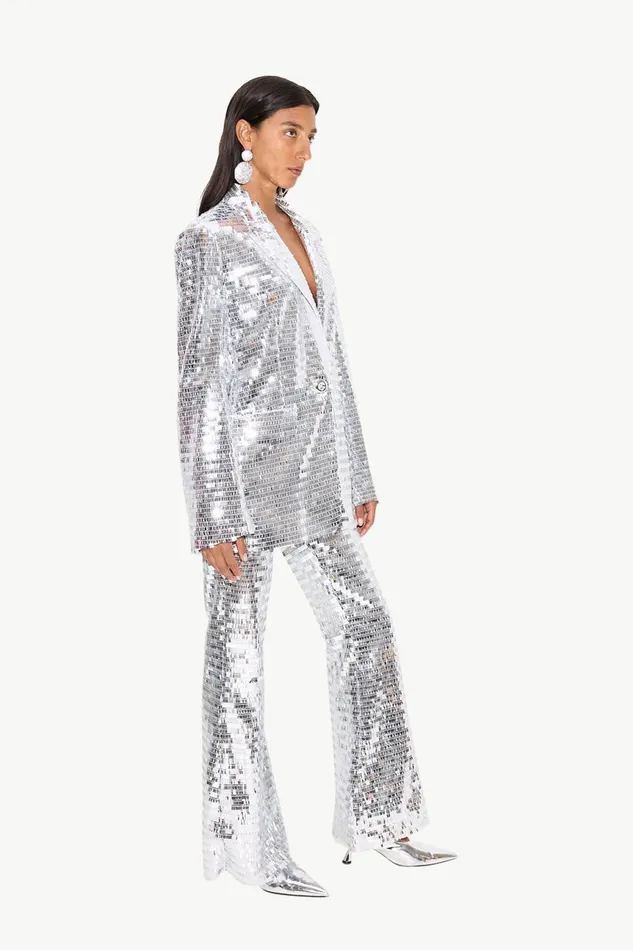 Simon Miller Outerwear Women Lennox Jacket In Satellite Silver Simon Miller Outerwear Women Lennox Jacket In Satellite Silver