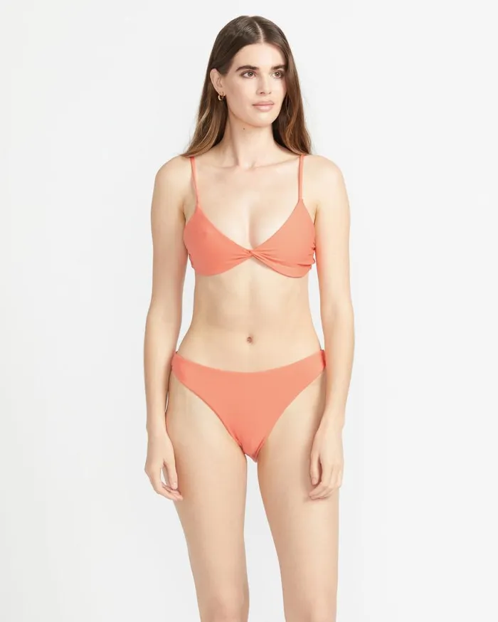 Simply Seamless Skimpy Bikini Bottom 8211 Electric Coral Womens Volcom Bikinis