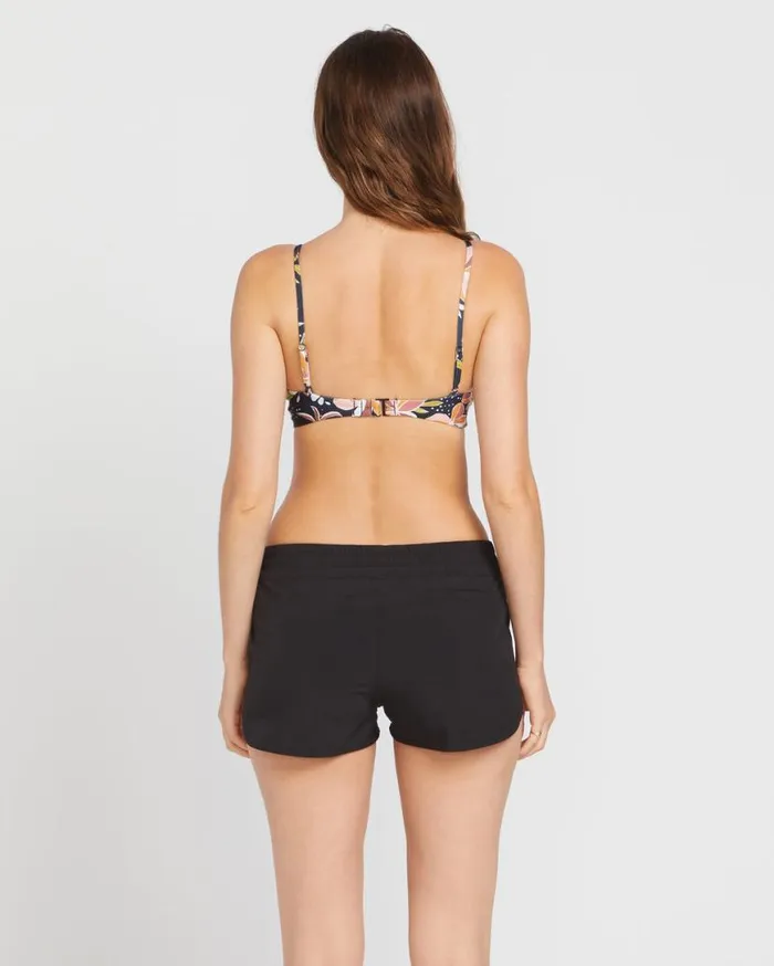 Simply Solid 2 Boardshorts 8211 Black Womens Volcom Swim
