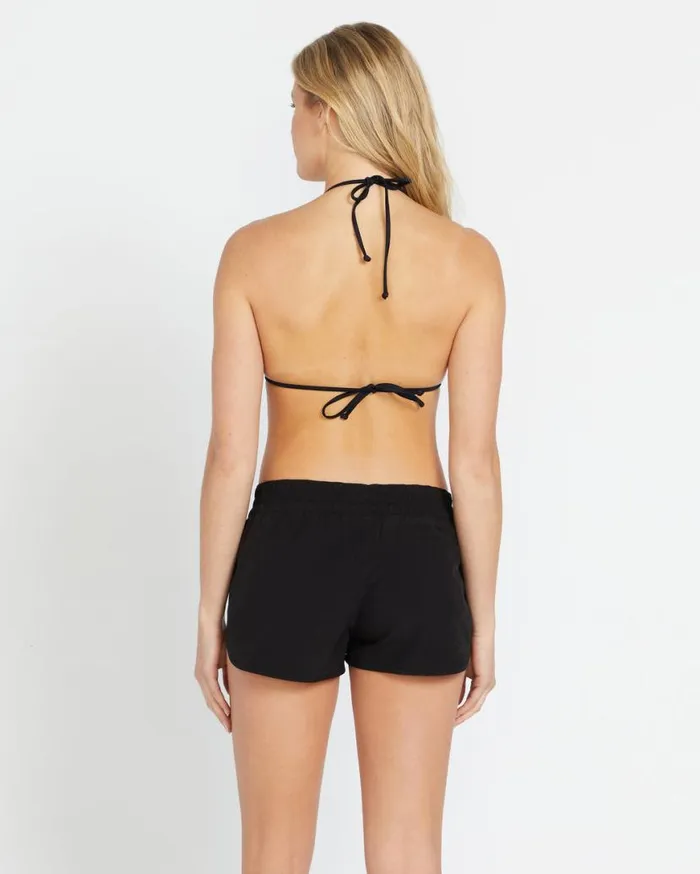 Simply Solid 2 Boardshorts 8211 Black Womens Volcom Swim