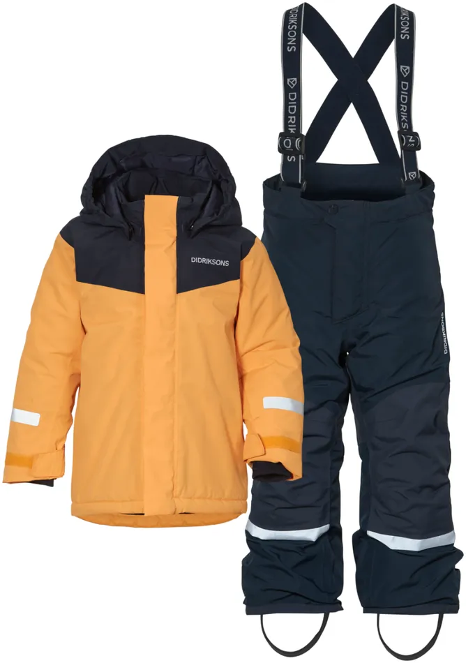 Skare Kids039 Set Fire Yellow Kids Didriksons Snowsuits