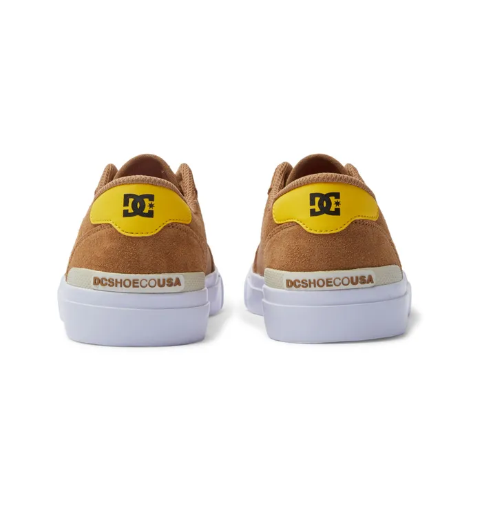 Skate DC Shoes Men Teknic S Skate Shoes brownyellow