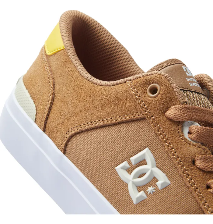 Skate DC Shoes Men Teknic S Skate Shoes brownyellow