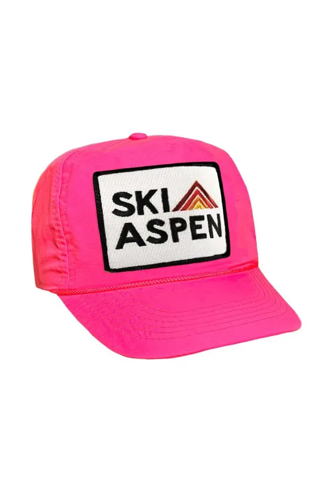 Ski Aspen 8211 Vintage Nylon Trucker Hat WomenMen Aviator Nation Trucker Hats Ski Aspen 8211 Vintage Nylon Trucker Hat WomenMen Aviator Nation Trucker Hats