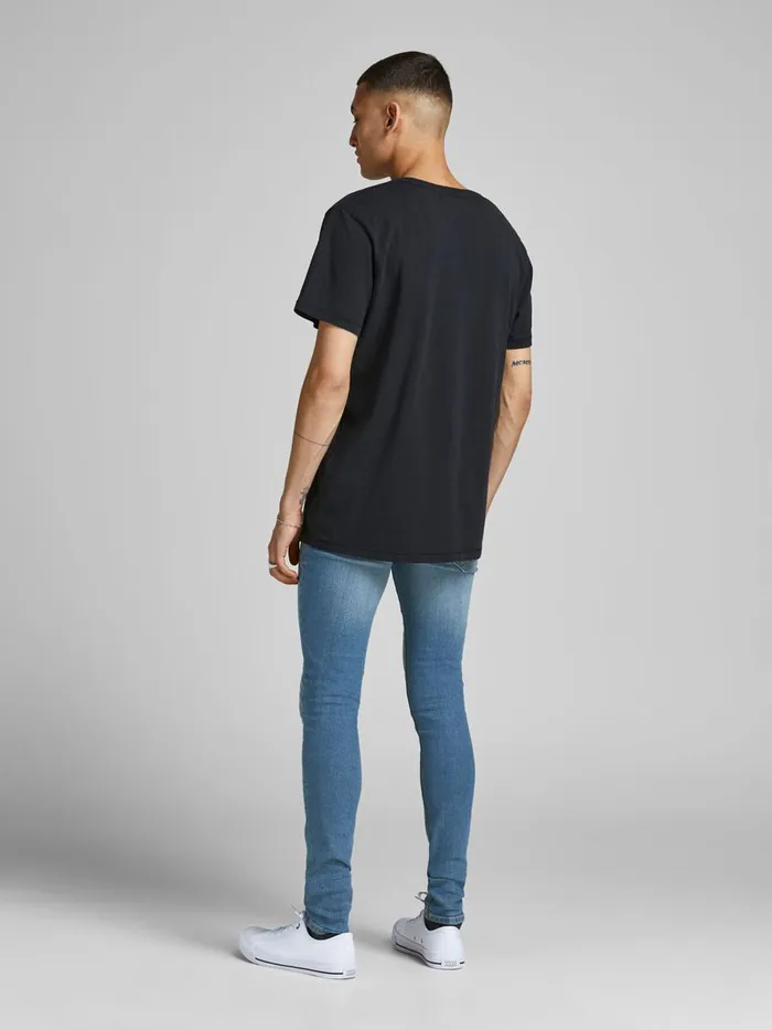 Skinny Jeans JACK and JONES Mens TOM ORIGINAL NA 417 SKINNY FIT JEANS Blue Blue Denim