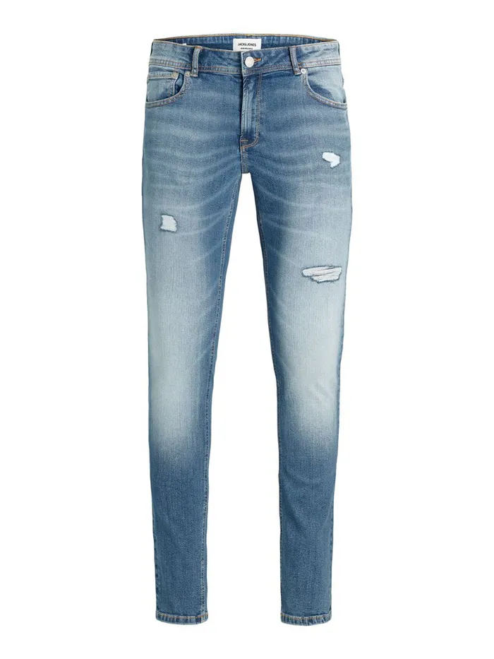 Skinny Jeans JACK and JONES Mens TOM ORIGINAL NA 417 SKINNY FIT JEANS Blue Blue Denim