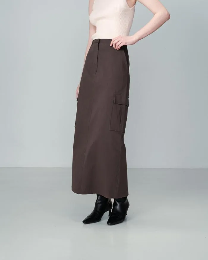 SKIRT ANTHRACITE NEWYORK Shop Grace and Mila Long Skirts