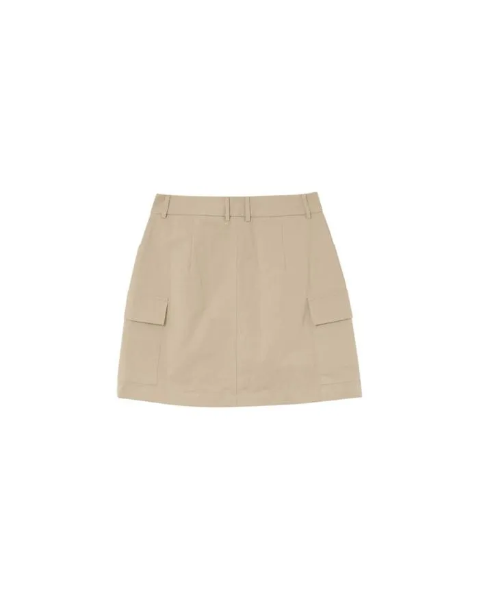 SKIRT BEIGE MARIAH Shop Grace and Mila Short Skirts